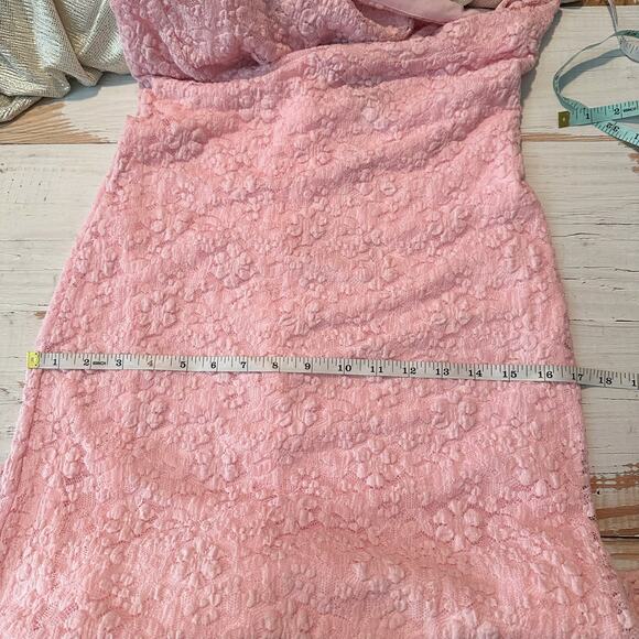 Bardot Albie Knit Maxi Dress Size US 10 XL Candy Pink - Picture 11 of 13